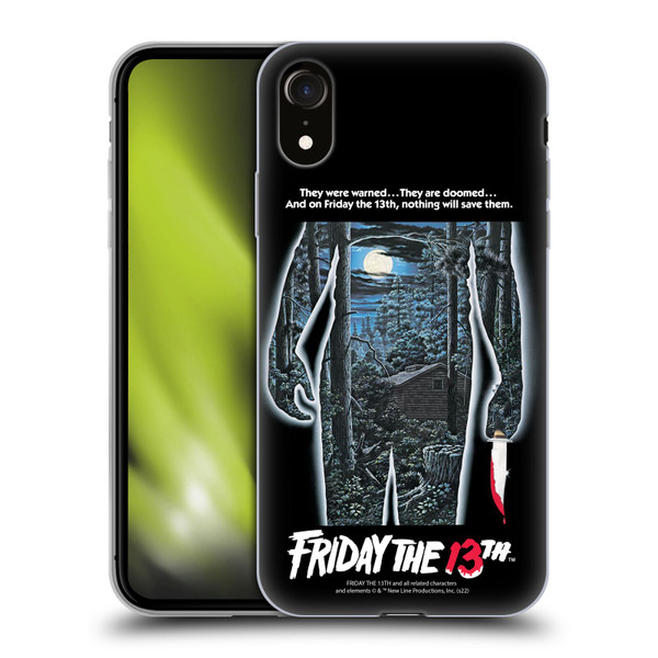 Friday the 13th 1980 Graphics Poster Soft Gel Case for Apple iPhone XR