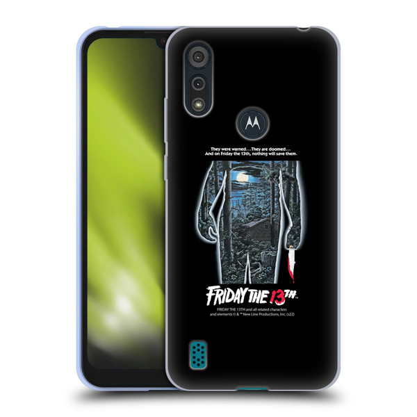Friday the 13th 1980 Graphics Poster Soft Gel Case for Motorola Moto E6s (2020)