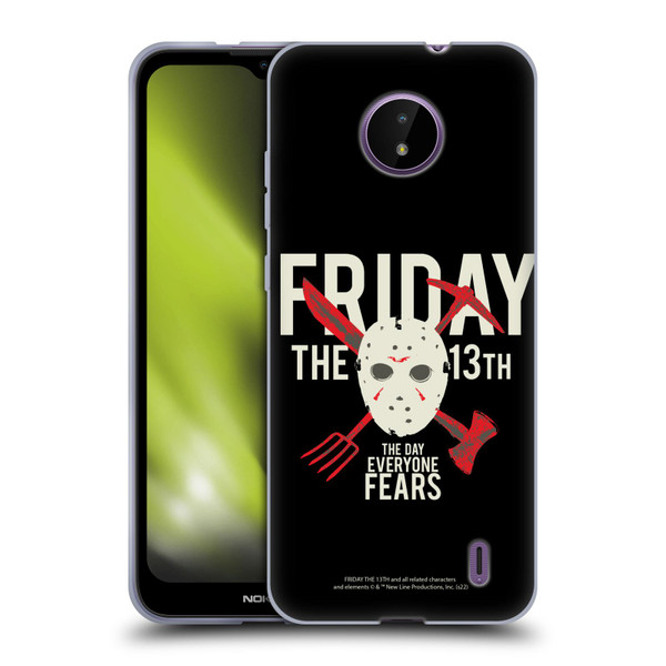 Friday the 13th 1980 Graphics The Day Everyone Fears Soft Gel Case for Nokia C10 / C20