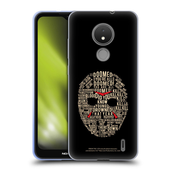 Friday the 13th 1980 Graphics Typography Soft Gel Case for Nokia C21