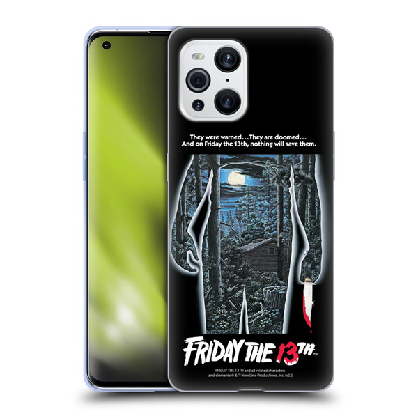 Friday the 13th 1980 Graphics Poster Soft Gel Case for OPPO Find X3 / Pro