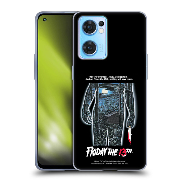 Friday the 13th 1980 Graphics Poster Soft Gel Case for OPPO Reno7 5G / Find X5 Lite