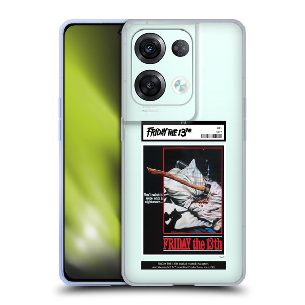 Friday the 13th 1980 Graphics Poster 2 Soft Gel Case for OPPO Reno8 Pro