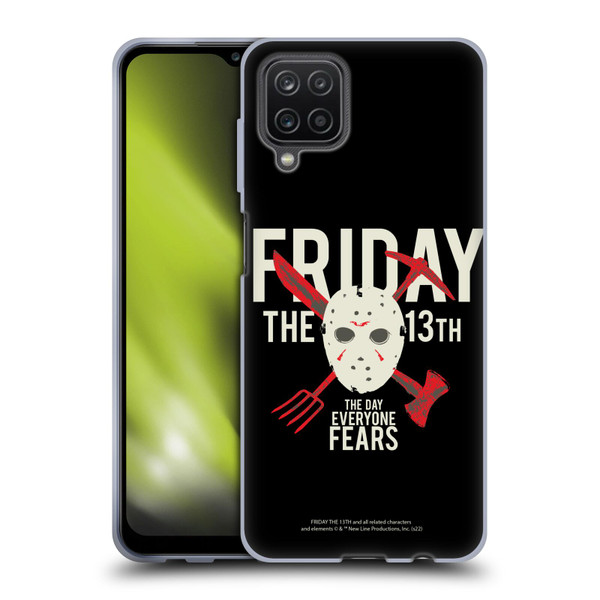 Friday the 13th 1980 Graphics The Day Everyone Fears Soft Gel Case for Samsung Galaxy A12 (2020)