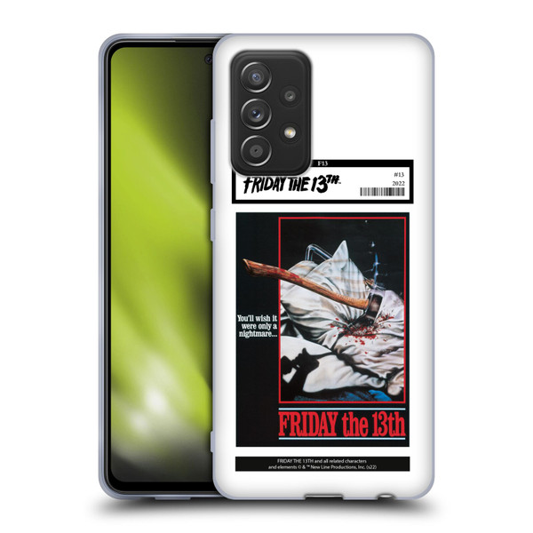 Friday the 13th 1980 Graphics Poster 2 Soft Gel Case for Samsung Galaxy A52 / A52s / 5G (2021)