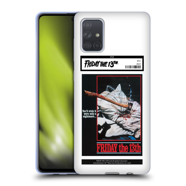 Friday the 13th 1980 Graphics Poster 2 Soft Gel Case for Samsung Galaxy A71 (2019)