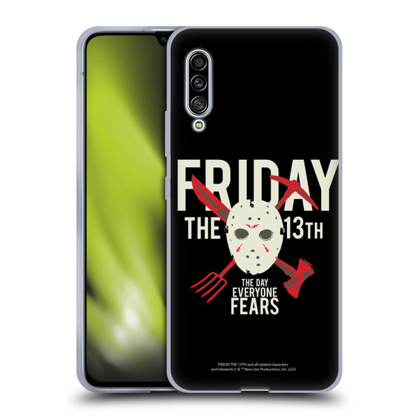 Friday the 13th 1980 Graphics The Day Everyone Fears Soft Gel Case for Samsung Galaxy A90 5G (2019)