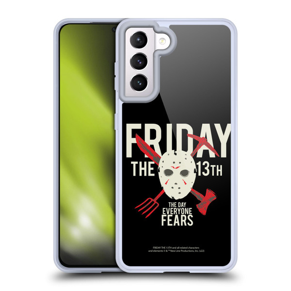 Friday the 13th 1980 Graphics The Day Everyone Fears Soft Gel Case for Samsung Galaxy S21 5G