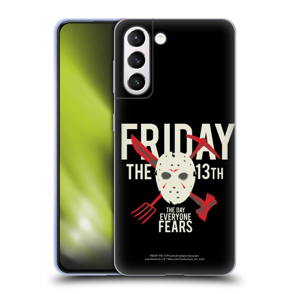 Friday the 13th 1980 Graphics The Day Everyone Fears Soft Gel Case for Samsung Galaxy S21+ 5G