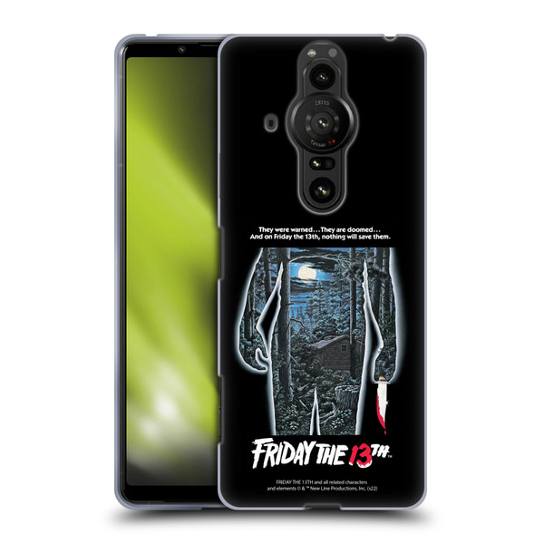 Friday the 13th 1980 Graphics Poster Soft Gel Case for Sony Xperia Pro-I