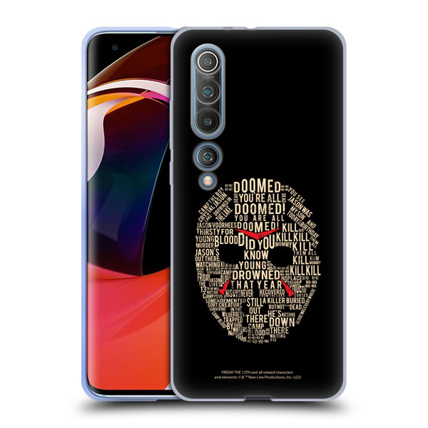 Friday the 13th 1980 Graphics Typography Soft Gel Case for Xiaomi Mi 10 5G / Mi 10 Pro 5G