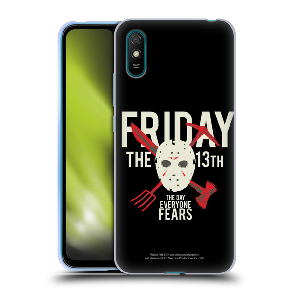 Friday the 13th 1980 Graphics The Day Everyone Fears Soft Gel Case for Xiaomi Redmi 9A / Redmi 9AT