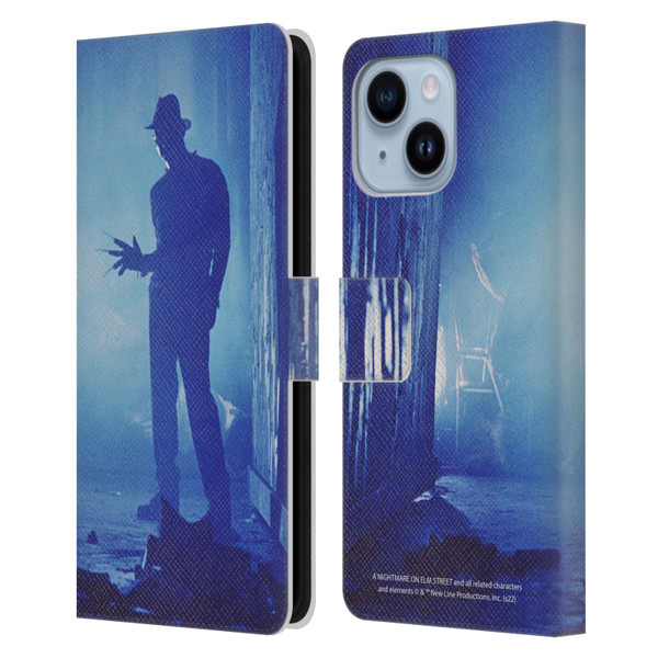 A Nightmare On Elm Street 3 Dream Warriors Graphics Freddy Leather Book Wallet Case Cover For Apple iPhone 14 Plus