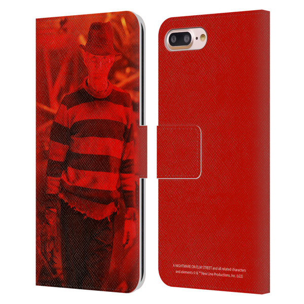 A Nightmare On Elm Street 3 Dream Warriors Graphics Freddy 2 Leather Book Wallet Case Cover For Apple iPhone 7 Plus / iPhone 8 Plus