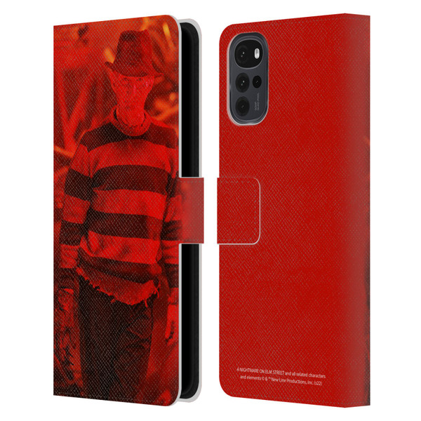 A Nightmare On Elm Street 3 Dream Warriors Graphics Freddy 2 Leather Book Wallet Case Cover For Motorola Moto G22