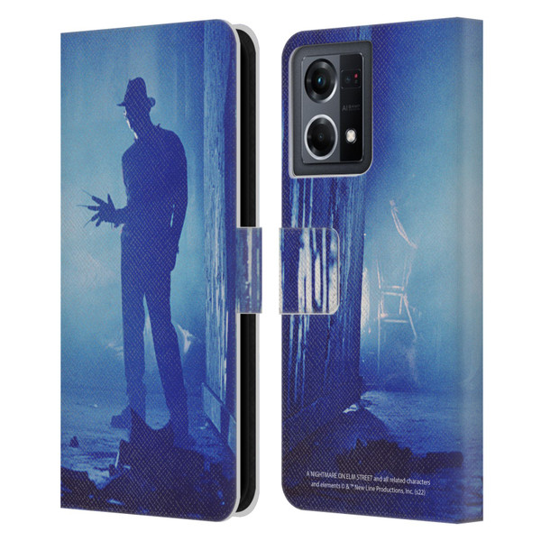 A Nightmare On Elm Street 3 Dream Warriors Graphics Freddy Leather Book Wallet Case Cover For OPPO Reno8 4G