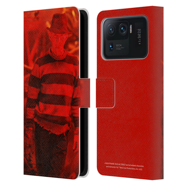 A Nightmare On Elm Street 3 Dream Warriors Graphics Freddy 2 Leather Book Wallet Case Cover For Xiaomi Mi 11 Ultra