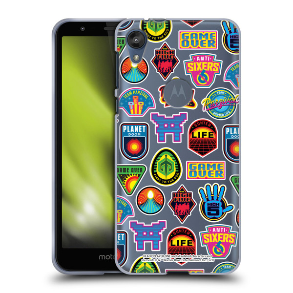 Ready Player One Graphics Collage Soft Gel Case for Motorola Moto E6