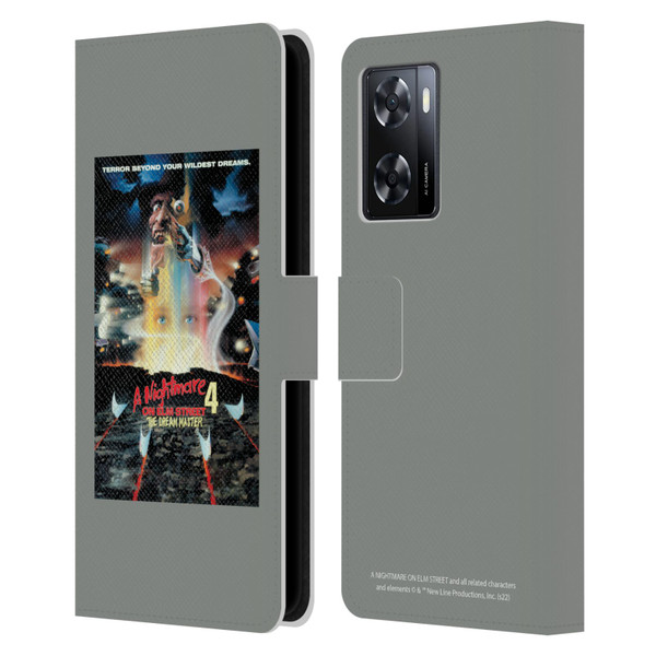 A Nightmare On Elm Street 4 The Dream Master Graphics Poster Leather Book Wallet Case Cover For OPPO A57s