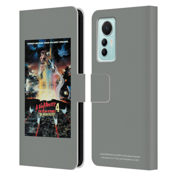 A Nightmare On Elm Street 4 The Dream Master Graphics Poster Leather Book Wallet Case Cover For Xiaomi 12 Lite