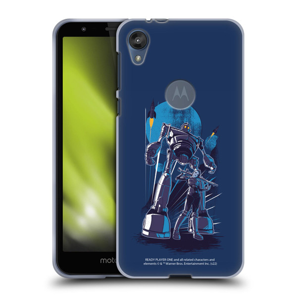 Ready Player One Graphics Iron Giant Soft Gel Case for Motorola Moto E6