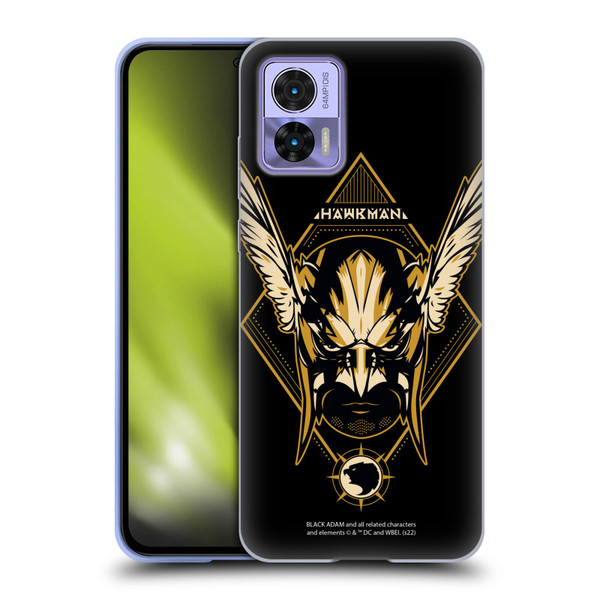 Black Adam Graphics Hawkman Soft Gel Case for Motorola Edge 30 Neo 5G