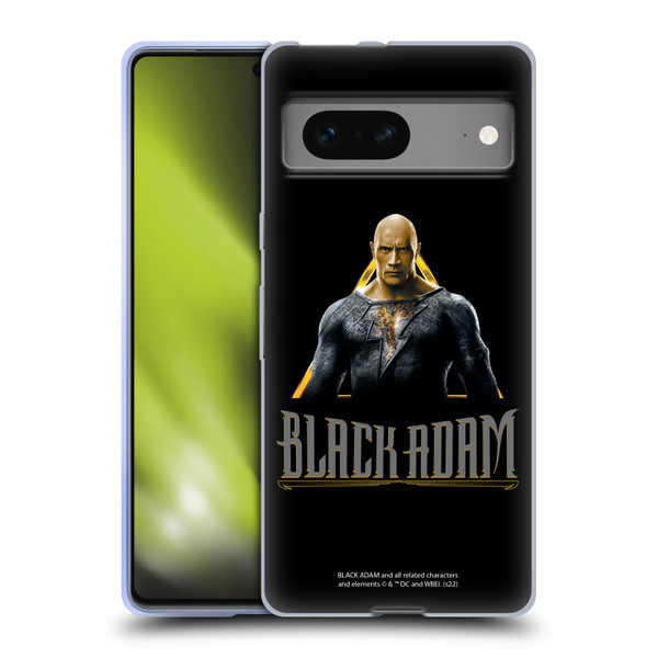Black Adam Graphics Black Adam Soft Gel Case for Google Pixel 7