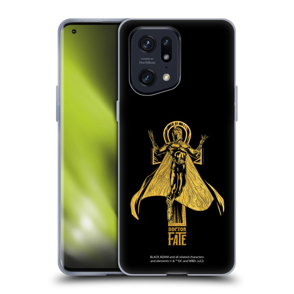 Black Adam Graphics Doctor Fate Soft Gel Case for OPPO Find X5 Pro