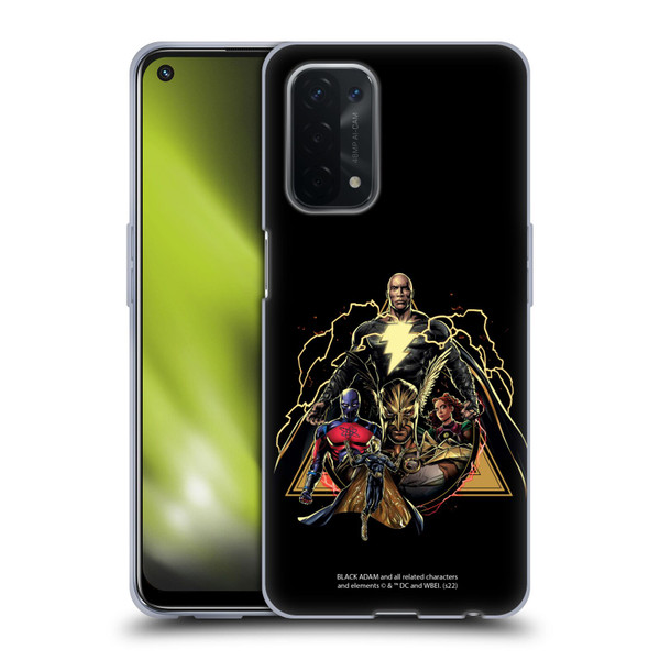 Black Adam Graphics Group Soft Gel Case for OPPO A54 5G