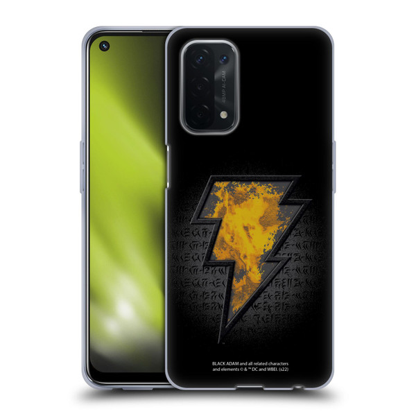 Black Adam Graphics Icon Soft Gel Case for OPPO A54 5G