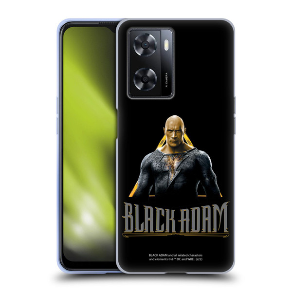 Black Adam Graphics Black Adam Soft Gel Case for OPPO A57s