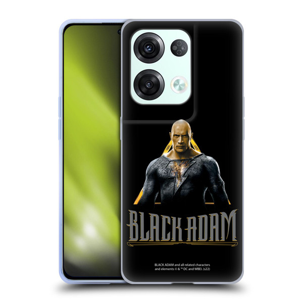 Black Adam Graphics Black Adam Soft Gel Case for OPPO Reno8 Pro