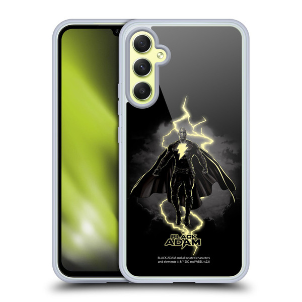 Black Adam Graphics Lightning Soft Gel Case for Samsung Galaxy A34 5G