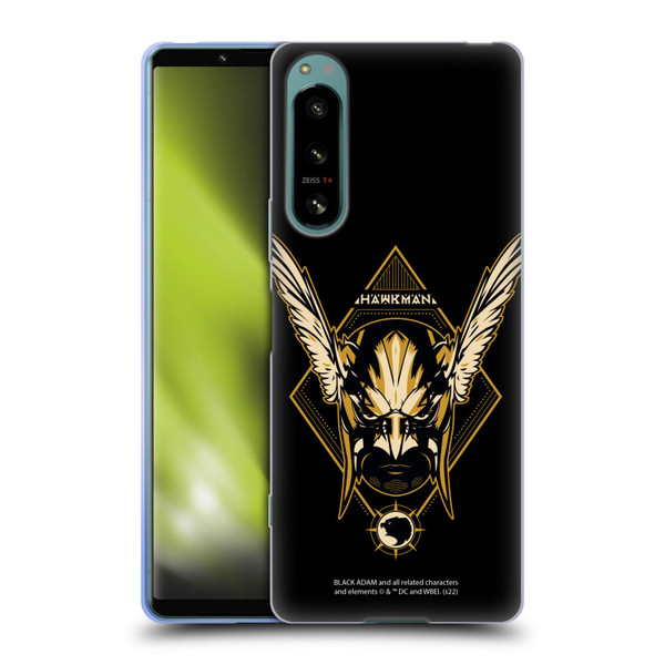 Black Adam Graphics Hawkman Soft Gel Case for Sony Xperia 5 IV