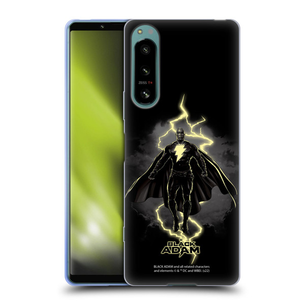 Black Adam Graphics Lightning Soft Gel Case for Sony Xperia 5 IV