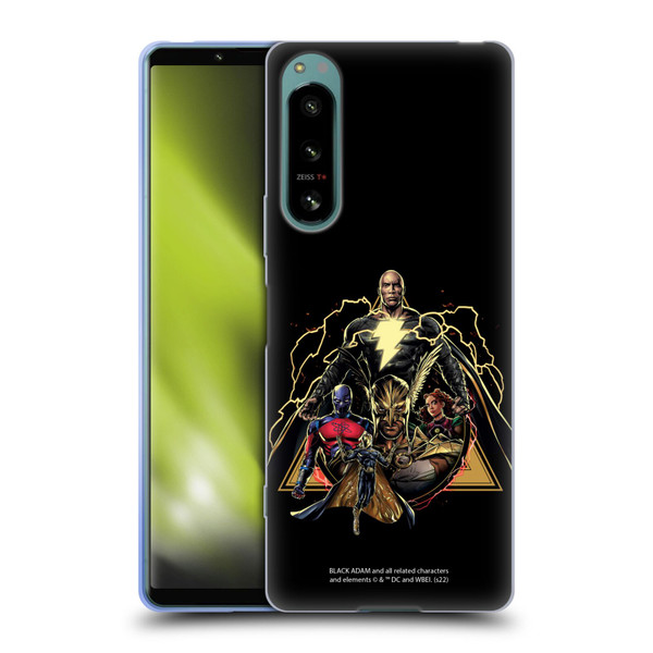 Black Adam Graphics Group Soft Gel Case for Sony Xperia 5 IV