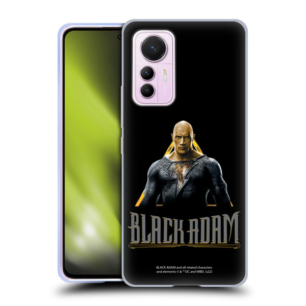 Black Adam Graphics Black Adam Soft Gel Case for Xiaomi 12 Lite