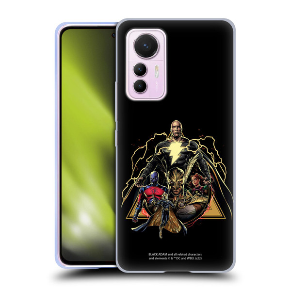 Black Adam Graphics Group Soft Gel Case for Xiaomi 12 Lite