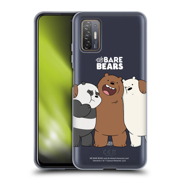 We Bare Bears Character Art Group 1 Soft Gel Case for HTC Desire 21 Pro 5G