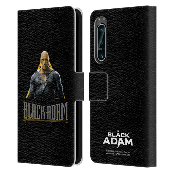 Black Adam Graphics Black Adam Leather Book Wallet Case Cover For Sony Xperia 5 IV