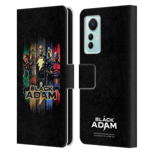Black Adam Graphics Group Leather Book Wallet Case Cover For Xiaomi 12 Lite