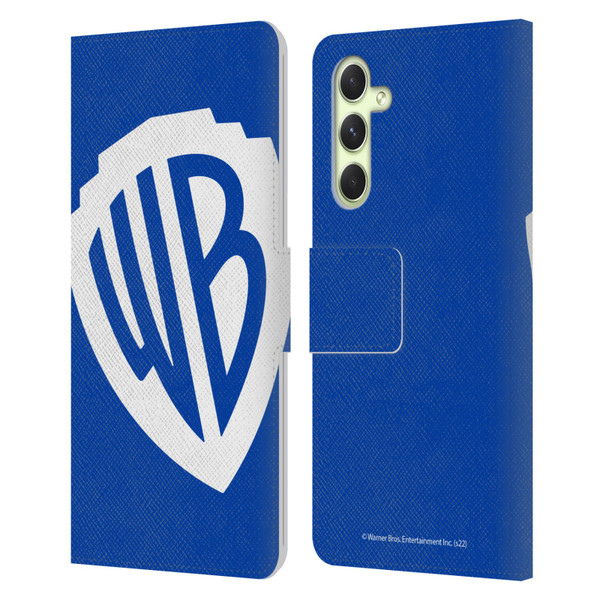 Warner Bros. Shield Logo Oversized Leather Book Wallet Case Cover For Samsung Galaxy A54 5G