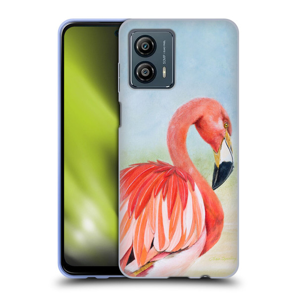 Lisa Sparling Birds And Nature Flamingo Soft Gel Case for Motorola Moto G53 5G
