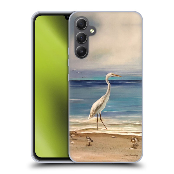 Lisa Sparling Birds And Nature Drift In Soft Gel Case for Samsung Galaxy A34 5G