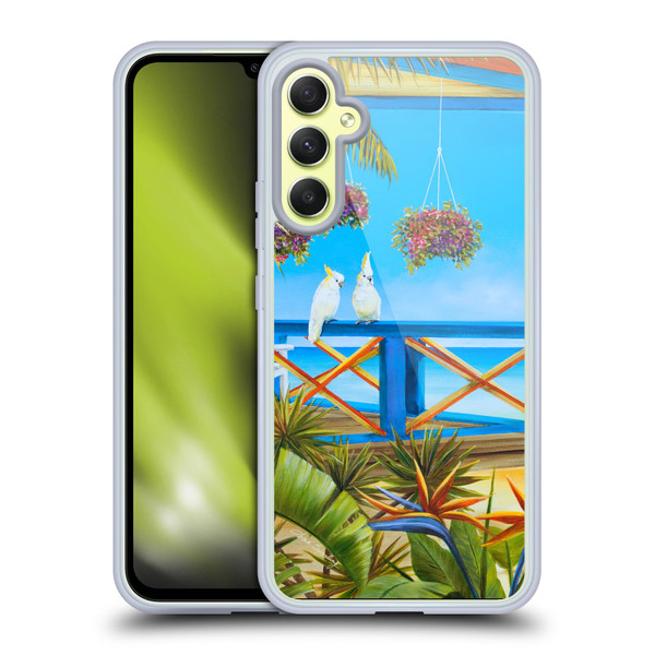 Lisa Sparling Birds And Nature Island Solitude Soft Gel Case for Samsung Galaxy A34 5G