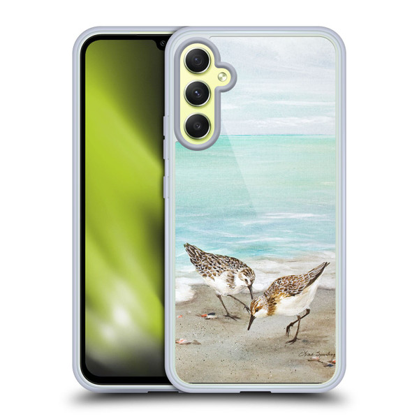 Lisa Sparling Birds And Nature Surfside Dining Soft Gel Case for Samsung Galaxy A34 5G