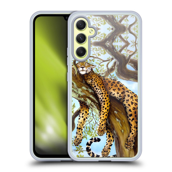 Lisa Sparling Creatures Leopard Soft Gel Case for Samsung Galaxy A34 5G
