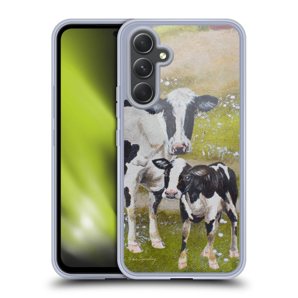 Lisa Sparling Creatures Two Cows Soft Gel Case for Samsung Galaxy A54 5G