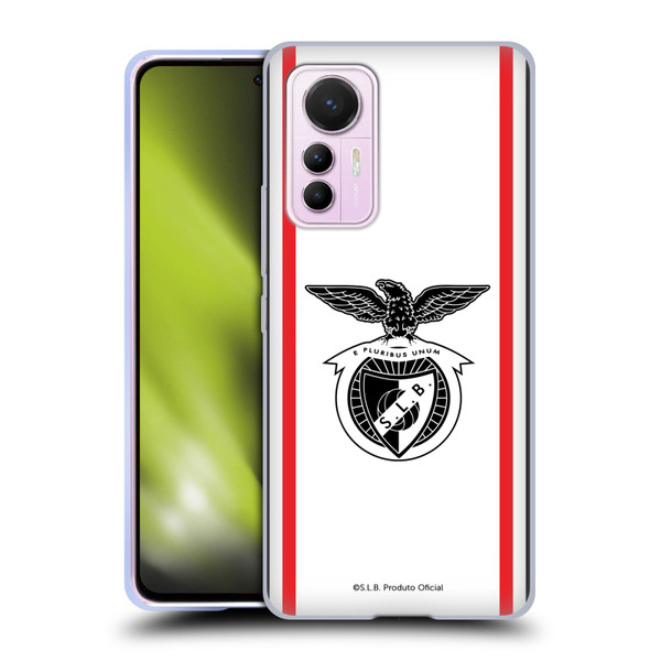 S.L. Benfica 2021/22 Crest Kit Away Soft Gel Case for Xiaomi 12 Lite