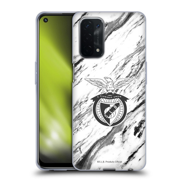 S.L. Benfica 2021/22 Crest Marble Soft Gel Case for OPPO A54 5G